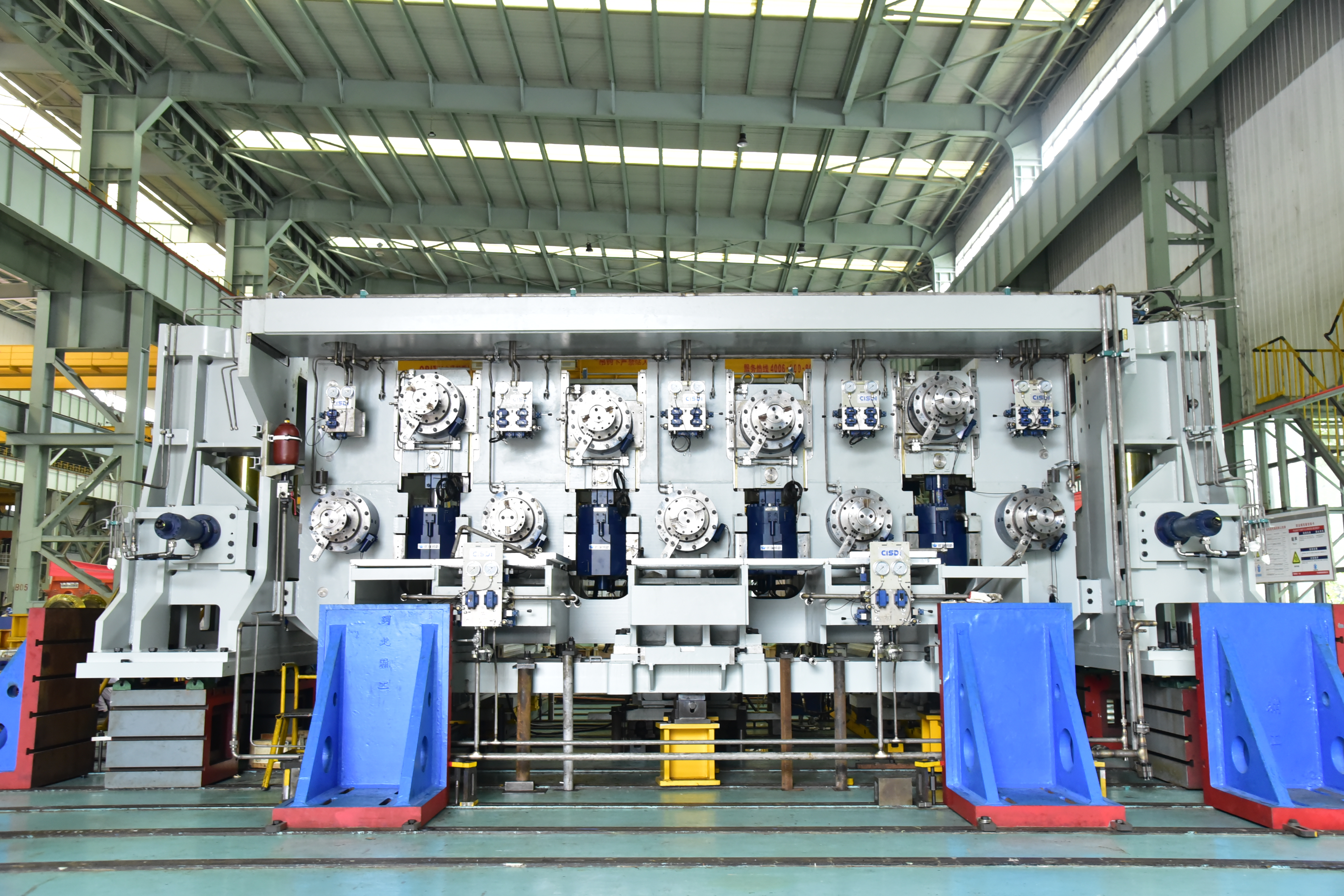 03-河北永洋特鋼重軌生產線DSCD龍門式型鋼矯直機